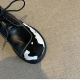 KYLETHOMASW  -  Women's Soft Sole British Style Flats Fashion Casual Loafers Comfortable Rubber Bottom Non-slip Shoes