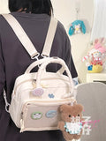 KYLETHOMASW  -  Japanese Girl Student Portable Shoulder Display Bag Female Transparent Handbags Slung Shoulder Multi-purpose Ita Bags JK Lolita