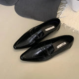 KYLETHOMASW  -  Retro Women Shoes Exquisite Soft Leather Flat Bottom Loafers for Woman Classic Britain Casual Shoes Designer Shoes Zapatos Mujer