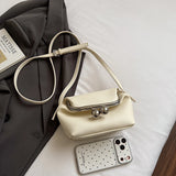KYLETHOMASW  -  Women's Small PU Leather Clasp Crossbody Bag Retro Daily Dating Party Shoulder Bags New Trend Solid Handbags and Purses