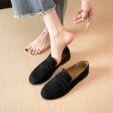 KYLETHOMASW  -  Retro Leopard Flats Women Round Toe Loafers Oxfords Shoes Ladies Comfy Slip In Moccasins Femme Walking Barefoot Sneakers