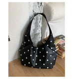 KYLETHOMASW  -  Luxury Design Y2k Aesthetic Office Lady Shoulder Bags Elegant All Match Dots Women's Handbags Korean Chic Fashion Underarm Bag
