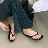 KYLETHOMASW  -  Fashion Round Toe Ladies Flats Slippers Shoes New In Summer Beach Female Slides Women Flats Slippers Sandals Shoes Flip flops