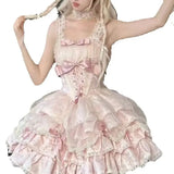 KYLTHOMASW  -  Japan Lolita Sweet Tube Top Dress Pure Desire Gentle Cute Two-Dimensional Cute Girl Kawaii