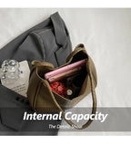 KYLETHOMASW  -  Business Tote Bag With Large Capacity For Commuting, Retro And High-End Texture Fashionable Versatile Shoulder Bag For Women