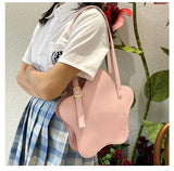 KIylethomasw Star Yellow Y2k Handbag Women Harajuku Pu Leather Chic Solid Jk Shoulder Bag Ladies Retro Cute Lolita Mini Bag Aesthetic