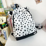 KYLETHOMASW  -  Cute Cat Paw Print Mochilas Mujer Travel Mochila Student  Bag Cute Teenage Girls Bolsas Young Backpack New Bags for Woman