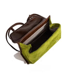 KYLETHOMASW  -  Vintage Maillard Students Hand Briefcase Bag Women Suede Large Capacity Backpack Fashion Y2K Casual Preppy Mochilas Mujer Chic