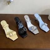 KYLETHOMASW  -  Fashion Ankle Strap Women High Heels Pumps Shoes New In 2025 Female Shallow Footwear Party Ladies Thin Heels Shoes Sandals