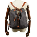 KYLETHOMASW  -  Women Casual Canvas Backpack Multi Function Female Shoulder Bags Portable Travel Backpacks Students School Bag Sac A Dos Bagpack