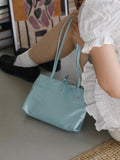 KYLETHOMASW  -  Hot Girls Satin Pink Shoulder Bags Women Fairycore Aesthetic Large Capacity Handbag Tote Bag Female Versatile Y2k Bags