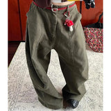 KYLETHOMASW  -  Street Loose Casual Slouchy Jeans American Vintage Machete Wide Leg Pants Harajuku Y2K Subculture Hiphop Denim Trousers