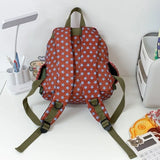KYLETHOMASW  -  Cute Large Capacity Lucky Star Backpack Korean Style Multi-pocket Drawstring Schoolbag Y2K Nylon Hiking Camping Bag Students
