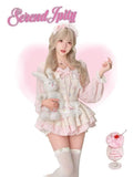 KYLETHOMASW  -  Spring Summer Japanese Kawaii Sweet Elegant 3 Peice Sets Women Print Design Mini Dress Suit Female Chic Korean Popular Clothes
