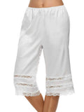 KYLETHOMASW  -  Women’s Pajama Pants, Patchwork  Lace Loose High Waist Sleepwear Bottoms, Elastic Waist Band Nightwear Trousers