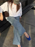 KYLETHOMASW  -  French Silk Round Toe Ballet Shoes In Bright Colors Light Bow Soft Sheepskin Commuting Shoes Elegant Comfortable Autumn Shoes