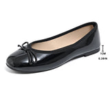 KYLETHOMASW  -  Summer New Soft-soled Flats Shoes Round Head Retro Women Shoes Bowknot Women Shoes Fashion Shallow Flat Shoes 659