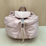 KYLETHOMASW  -  Casual Nylon Mini Backpack Women New Hot Girls Drawstring Pocket Y2k Mochila Female Vintage Harajuku Backpacks Aesthetic