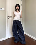 KYLETHOMASW  -  American Vintage Moda High Waist Skinny Jeans Women Slim All-match Denim New Trousers Loose Straight  Minority Premium Soft Jean