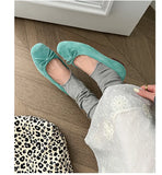 KYLETHOMASW  -  Spring and summer women's ballet flat shoes fashionable work professional leather women's single shoes women's shoes ladies