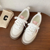 KYLETHOMASW  -  Spring Summer Thick Bottom Training Shoes New Retro Mixed Color Students Sneakers Casual Concise Soft Soled Sports Shoes