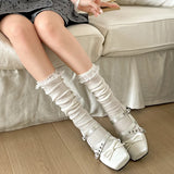 KYLETHOMASW  -  Summer Butterfly-knot Flat Mary Jane Women Comfort Soft Sole Ladies Elegnat Square Toe Dress Ballets Shoes