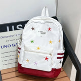 KYLETHOMASW  -  Star Embroidery Schoolmochila Lightweighte Casual Bag Student Backpack Cute Ins Sac Femme Large Capacity Bags for Woman