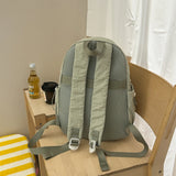 KYLETHOMASW  -  Women's Drawstring Ruched Lightweight Backpack Minimalist Casual Aesthetic Daily Simple Solid Color School Bag New Trend