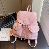KYLETHOMASW  -  Korean Casual Women Students Backpack Sweet Y2k Aesthetic Fashion Star Backpacks Chic Fashion Kawaii All Match Schoolbags