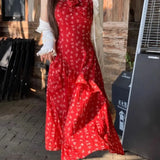 KYLETHOMASW  -  Japanese Fashion 2 Piece Set Woman Casual Long Sleeve Cardigan + Elegnat Irregular Midi Dress Beach Floral Dress Boho New