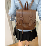 KYLETHOMASW  -  Japanese Style Cute Pu Leather JK Girls Backpack Preppy  Chool Students Notebook  Kawaii Travel Women Bags