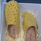 KYLETHOMASW  -  Crystal Holo Slippers Spring Summer Women Thick Bottom Sandals Slipper Female Outdoor Non-slip Flip-flops Beach Shoes