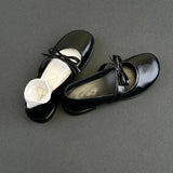 KYLETHOMASW  -  High Quality Women Bow Mary Jane Shoes Patent Leather Round Toe Slip on Casual Shoes New Elegant Ballet Flats Ladies Dress Shoes