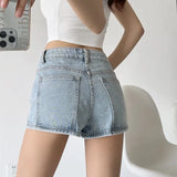 KYLETHOMASW  -  Y2k Denim Mini Skirt for Women Summer 2024 Sexy Vintage Low Waist Slim Micro Jeans Skirt Korean Style Skort Streetwear