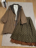 KYLETHOMASW  -  Harajuku Woolen Elegant Premium Coat New Casual Temperament High Street Veste Femme Slim Moda Hong Kong Style Minority Outwears
