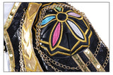KYLETHOMASW  -  Black Golden Rumi Zoey Mira Cosplay , Costume Wig Girls Suit Child Halloween Party Role Playing Outfit