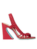KYLETHOMASW  -  European and American Summer Women's Coarse High-heeled Woven Sandals Fashion Runway Plus Women's Sandals