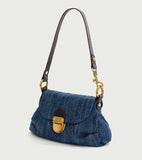 KYLETHOMASW  -  Fashion Denim Women Shoulder Bags small Lady Axillary bags ladies Handbags blue Cowboy Female totes wallet bolsas