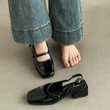 KYLETHOMASW  -  Summer Fashion Cover Toe Sandals Women Ankle Buckle Fashion Party Dress Singbacks Mules Shoes Zapatos De Mujer