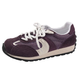 KYLETHOMASW  -  Designer Forest System Round Toe Sneakers Women 2025 Trendy Mix Color Flat Shoes New Retro Sports Shoes Casual Soft Sneakers