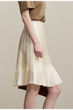 KYLETHOMASW  -  Women High Waist Pleated A Line Mini Skirt Slim Petite Casual College Style Summer Bottoms S 3XL