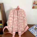 KYLETHOMASW  -  Heart School Backpack High Capaci Mochila Student Mochilas Teenage Girls Bag Portable Lightweighte Bolsas Feminina Backpacks