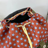 KYLETHOMASW  -  Cute Large Capacity Lucky Star Backpack Korean Style Multi-pocket Drawstring Schoolbag Y2K Nylon Hiking Camping Bag Students