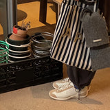 KYLETHOMASW  -  Sneakers Casual Sports Shoes for Women Lightweight Leather Breathable Shoes Women Flat White Tennis Shoes