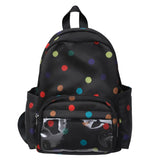 KYLETHOMASW  -  Colorful Wave Point Mochilas Mujer Fresh Teenage Girls Mochila Student Ita Bag Transparent Bolsas Ins Backpack Bags for Woman