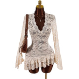 KYLETHOMASW  -  Summer New Lace Dress Women's Hollow Hip Skirt