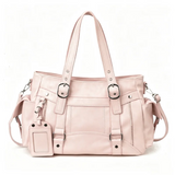 KYLETHOMASW  -  Y2k Faux Leather Tote Handbag Multi Buckle Rivet Shoulder Bag Large Capacity Casual Ladies Crossbody Bag Daily Travel Work Purse