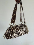 KYLETHOMASW  -  New Women's Motorcycle Style PU Leather Boston Bag Single Zipper Shoulder All-Match Portable Shoulder Bag