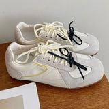 KYLETHOMASW  -  Retro Concise Round Toe Women Shoes 2025 Spring New Korean Hot Style Casual Comfortable Soft Sneakers Elegant Ladies Shoes