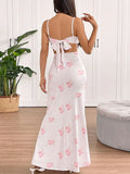 KYLETHOMASW  -  New Women Dress Sexy Backless Sleeveless Sling Dresses Summer Streetwear Fashion Print Elegant Lady Casual Slim Dresses Clothing